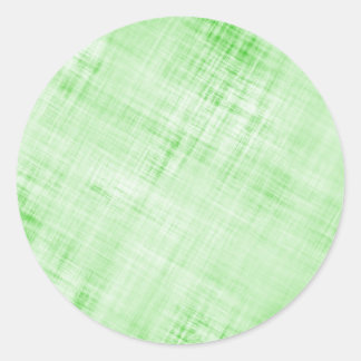Scratched Distressed Parchment Paper: Faded Green Classic Round Sticker