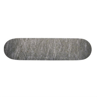 Scratched Metal Skateboard