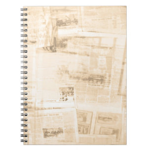 Scratched paper: old newspaper background. notebook