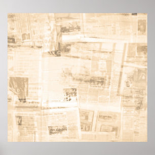 Scratched paper: old newspaper background. poster