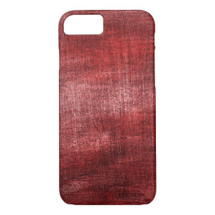 scratched red background design iPhone 8/7 case