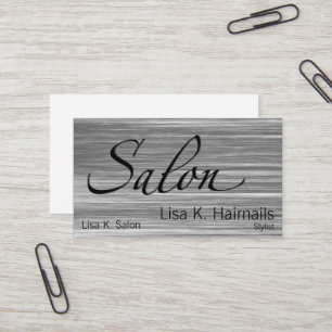 Scratched Salon Business Card