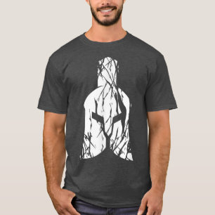 Scratched Spartan Helmet Gym Motivation Fitness S T-Shirt