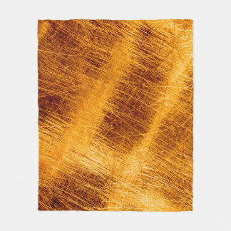 Scratches on a metallic gold background. abstract, fleece blanket