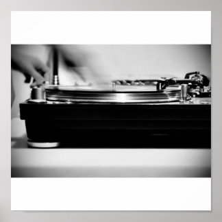 Scratchin' on the Turntable Poster