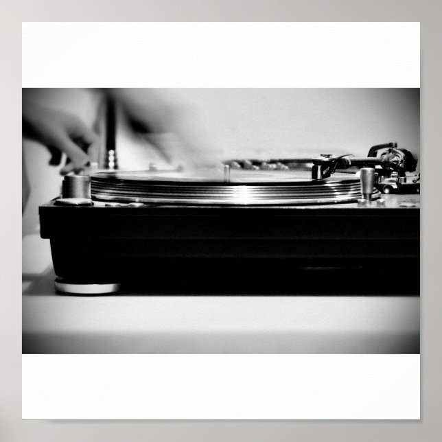 Scratchin' on the Turntable Poster (Front)