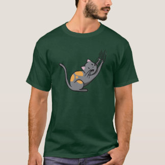 Scratching Cat friends T-Shirt