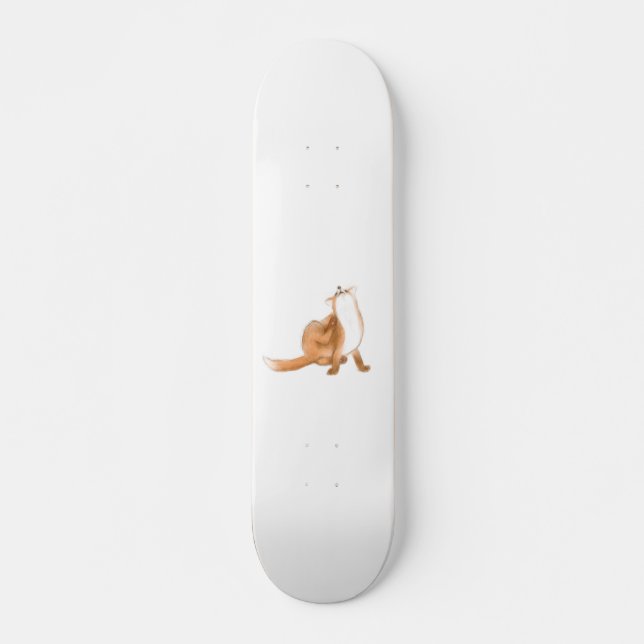 Scratching fox skateboard (Front)