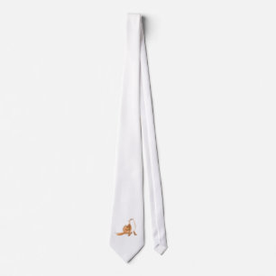 Scratching fox tie