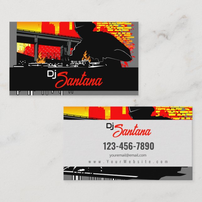 Scratching Hits Business Card (Front/Back)