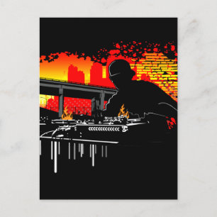 Scratching Hits Postcard