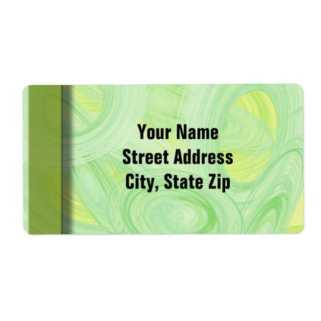 Scratchy Green Spirals (Front)