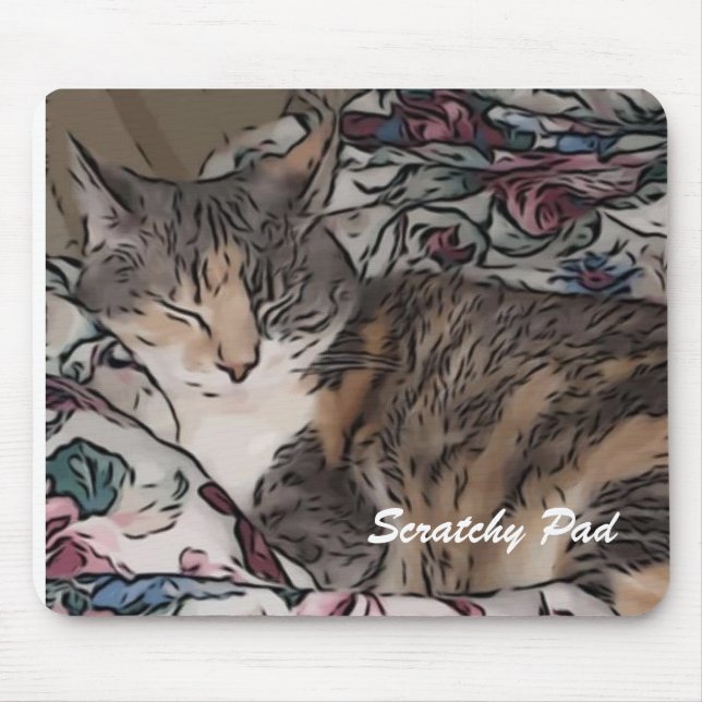 scratchy pad mouse pad (Front)