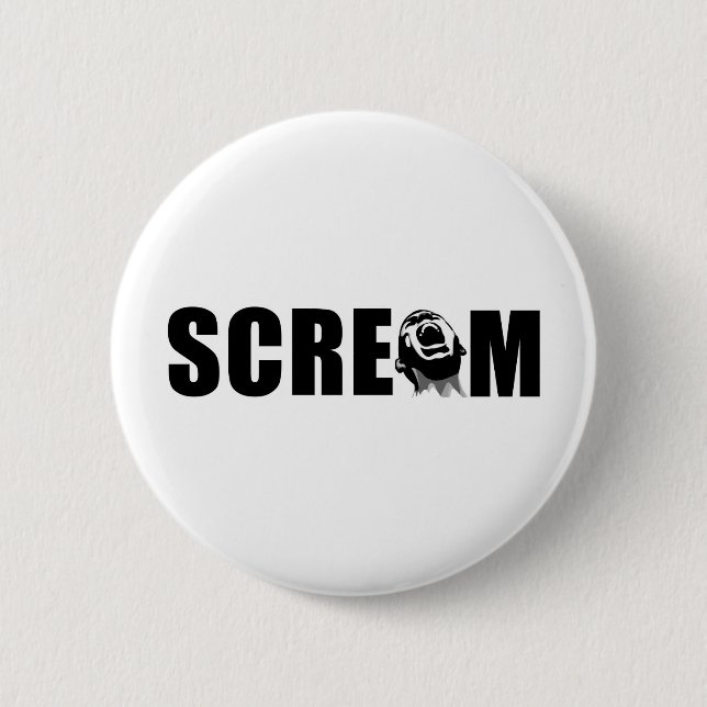 Scream 6 Cm Round Badge (Front)