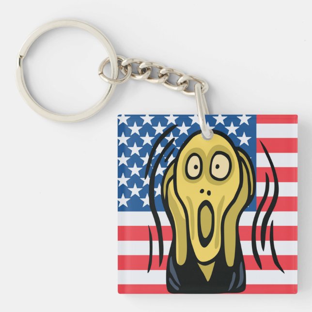 Scream American Key Ring (Front)