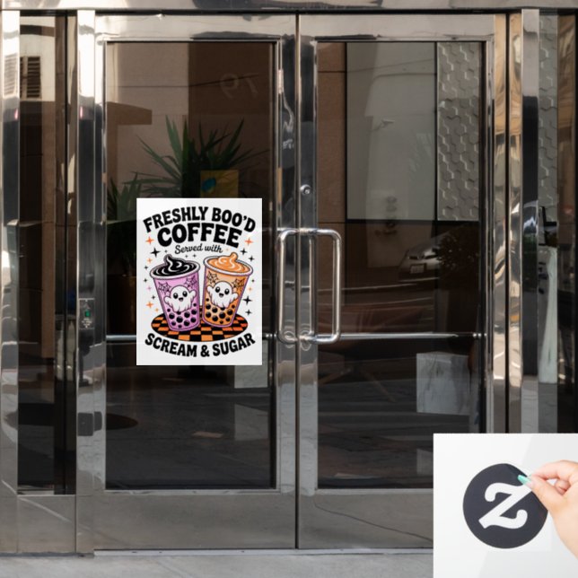 Scream and Sugar Halloween Coffee (Office Door)