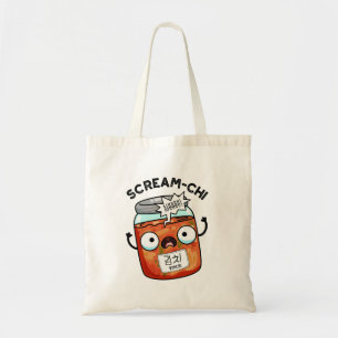 Scream-chi Funny Kimchi Puns Tote Bag
