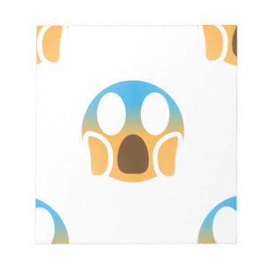 scream emoji notepad
