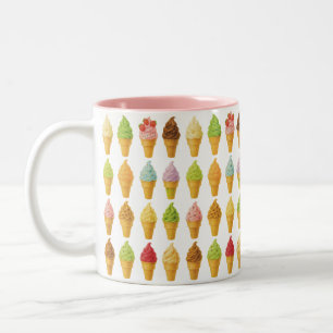 Scream for Ice Cream Two-Tone Coffee Mug