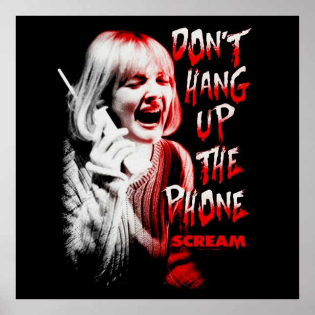 Scream horror casey becker dont hang up  poster (Front)