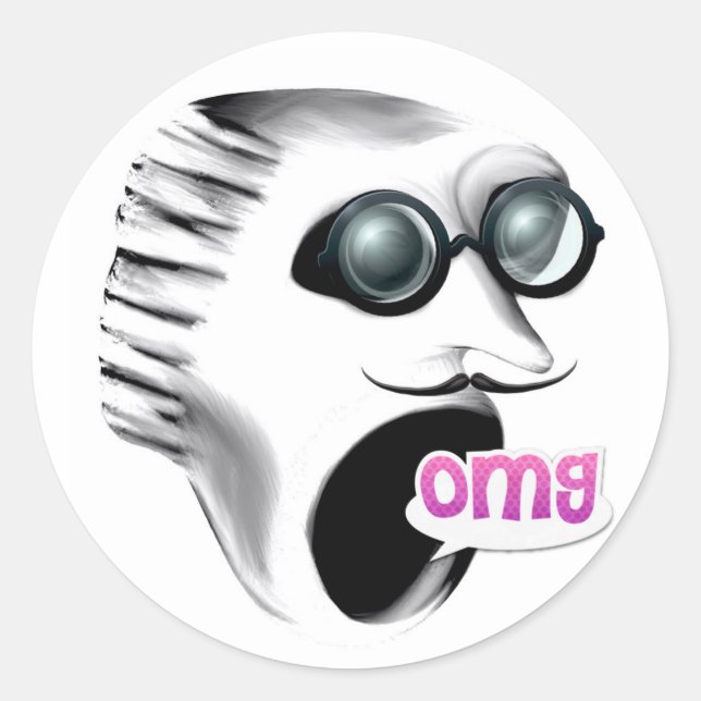 Scream OMG Stickers (Front)