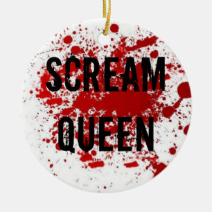 Scream Queen Ceramic Ornament