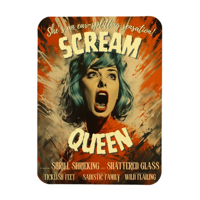 Scream Queen Movie Poster Magnet (Vertical)
