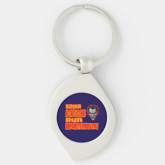 Scream & Run  Key Ring (Front)