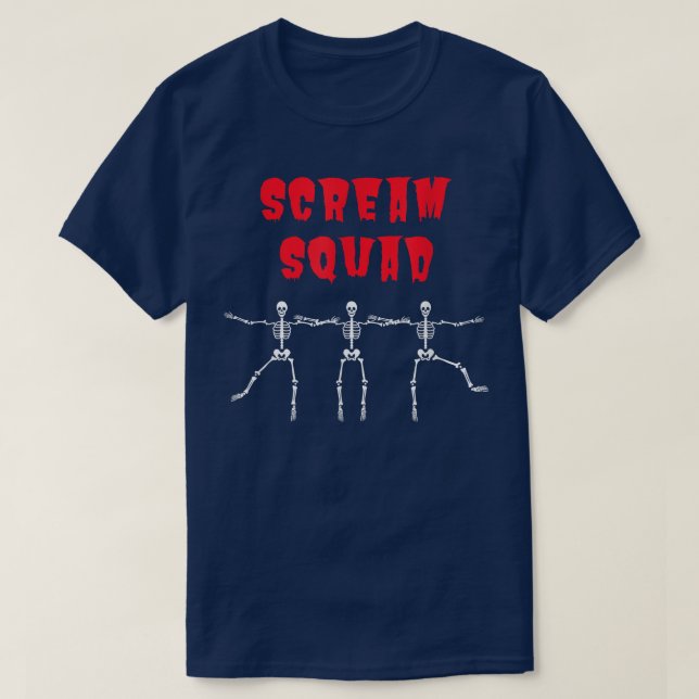 Scream Squad Group Halloween Fun Group Costume 738 T-Shirt (Design Front)