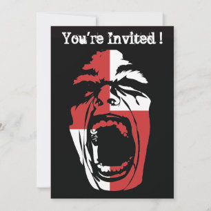 Screamer Halloween Party Invitation