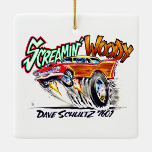 Screamin' Woody Ceramic Ornament