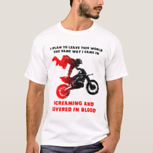 Screaming Blood Dirt Bike Motocross Shirt