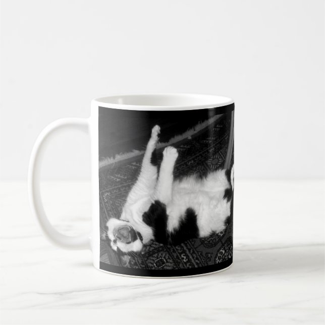 Screaming Cats Coffee Mug (Left)