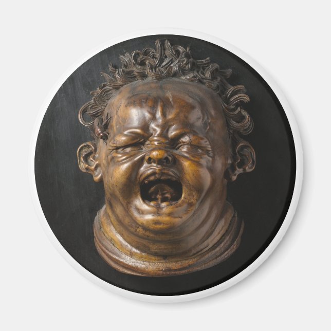 Screaming Child Stung by a Bee Magnet (Front)