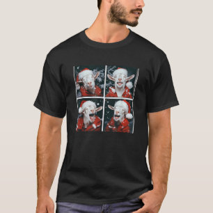 Screaming Christmas Goat Screaming  T-Shirt