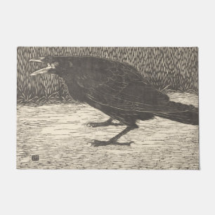 Screaming Crow (by Jan Mankes) Doormat