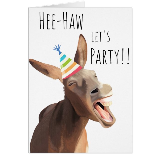 Screaming Donkey - Hee-Haw Lets Party (Front)