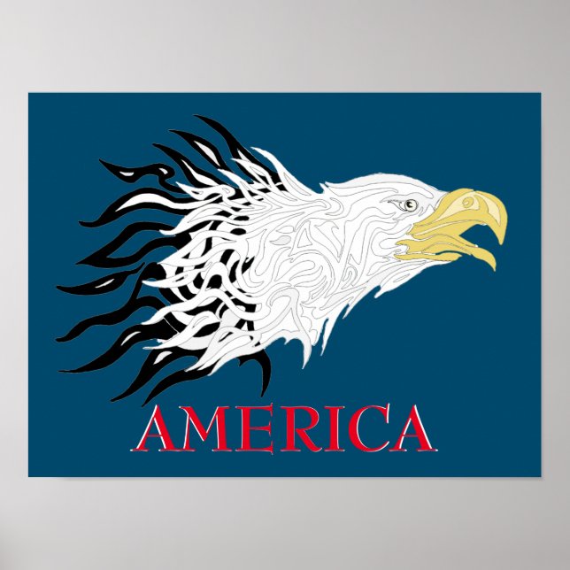 Screaming Eagle America Poster (Front)