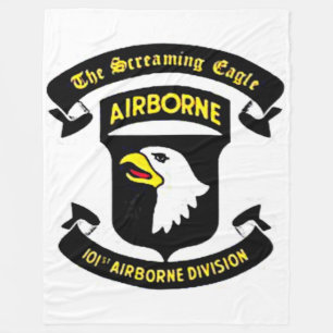 SCREAMING EAGLES FLEECE BLANKET