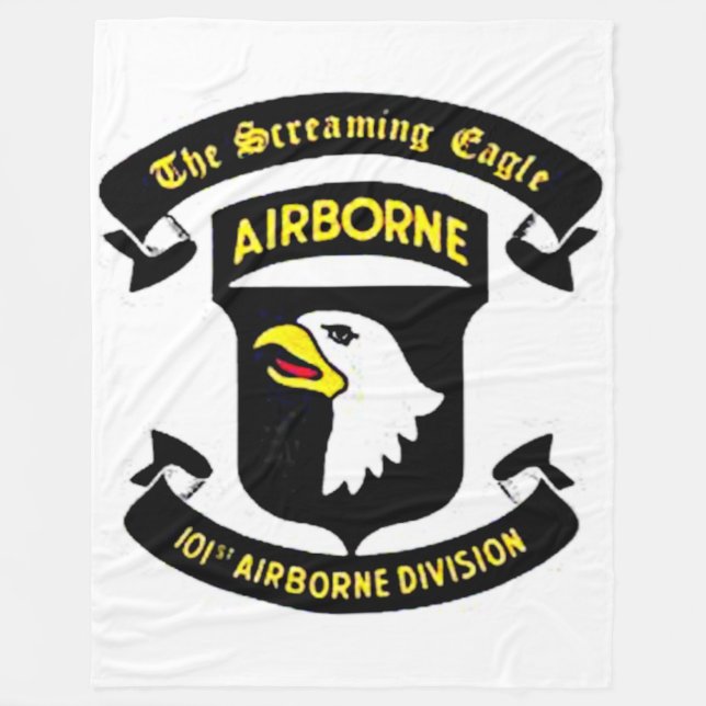 SCREAMING EAGLES FLEECE BLANKET (Front)