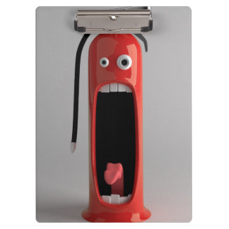 Screaming Fire Extinguisher Clipboard