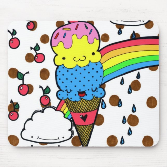 Screaming For Ice Cream Mousepad (Front)