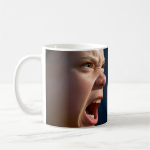 Screaming Girl mug 2 sided