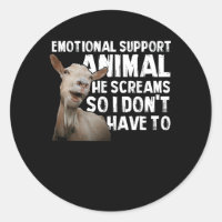 Screaming Goat Emotional Support Animal Goat Owner