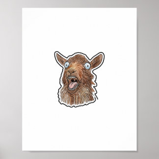 Screaming Goat Poster
