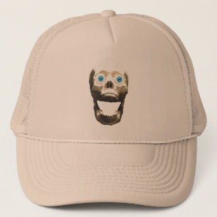 Screaming Gothic Skull - Halloween Horror Trucker Hat