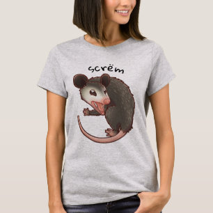 Screaming Opossum or Scrëm Possum T-shirt