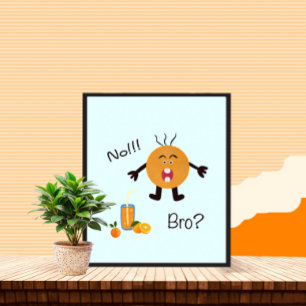 Screaming orange poster