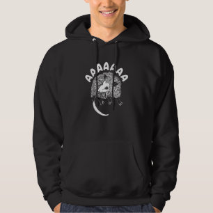 Screaming Possum Aaaa Cute Funny Opossum Dank Meme Hoodie