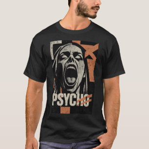 Screaming Psycho Thriller Art T-Shirt